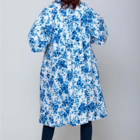 NWT Mille Josephine Blue White Coat size M Retail $372 - Picture 4 of 10